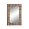 36" Multi Colored Metal Traditional Console Mirror